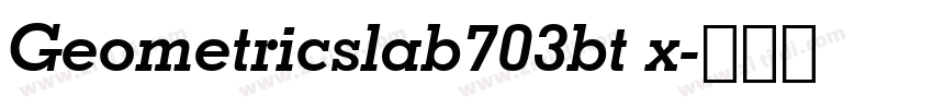 Geometricslab703bt x字体转换